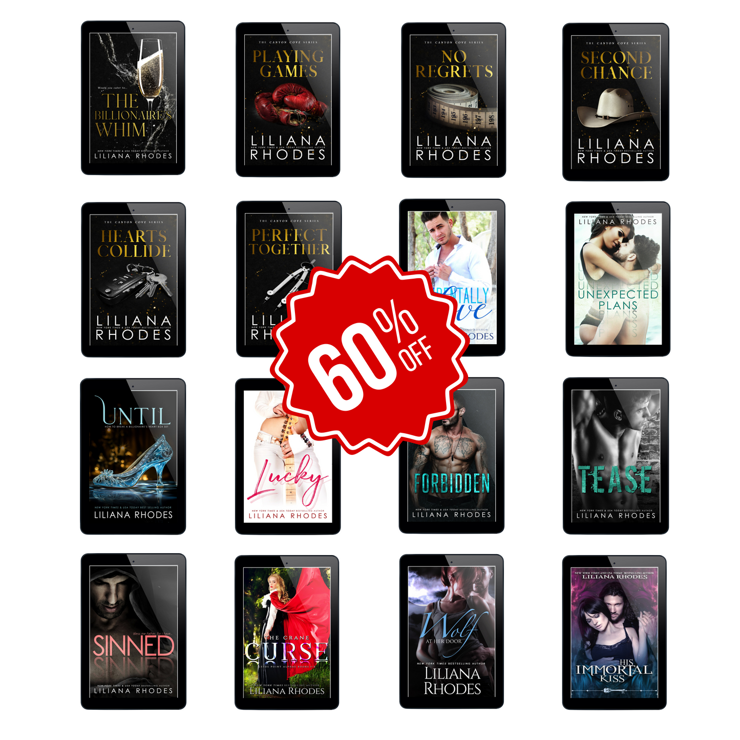 **LIMITED TIME** 12th Anniversary Liliana Rhodes eBook Collection